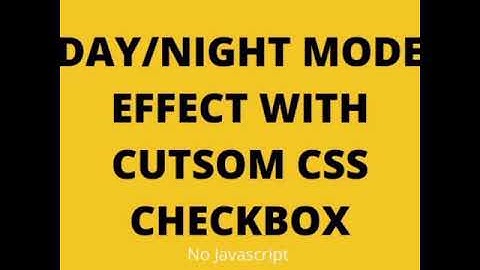 modern dark mode toggle on website using HTML and CSS