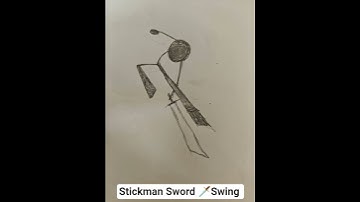Stickman Sword Swing Tutorial ll #drawing #itsmydraw23 #drawingtechniques  #drawmaster