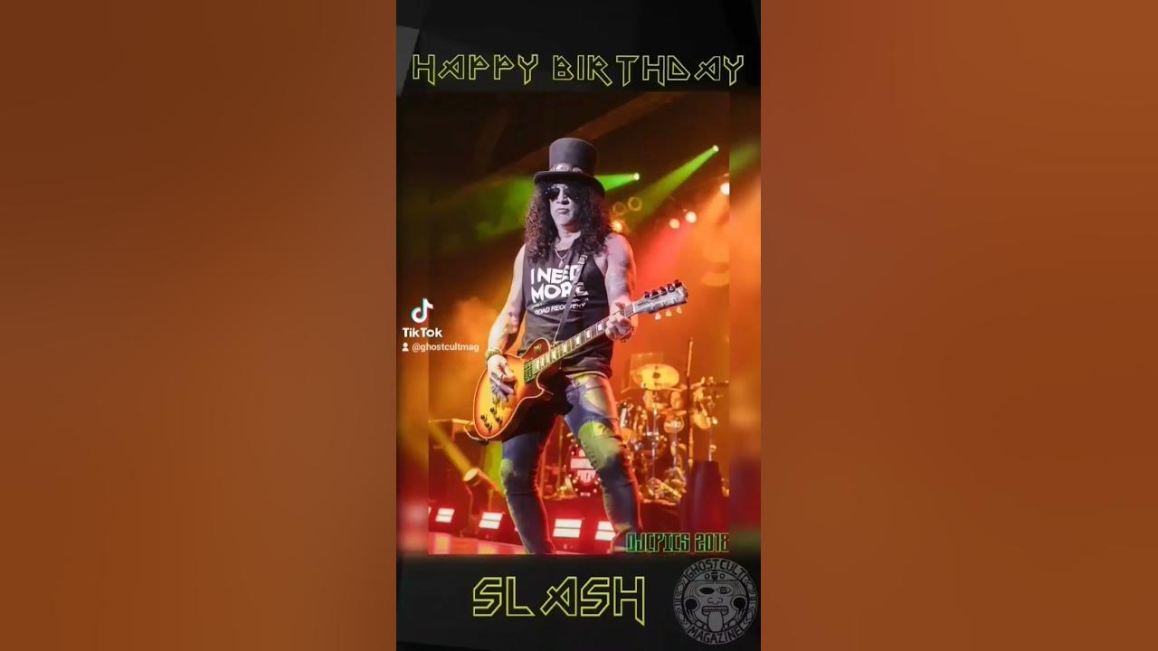 Happy 55th Birthday to Slash, Guitar Shredder Extraordinaire and