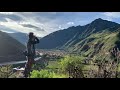 Sound meditation with Pututu and greeting to the Apus of the Sacred Valley of the Incas