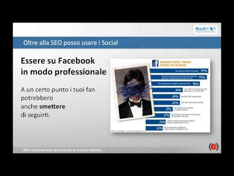 Seo e Social Network: dai al tuo sito la massima visibilità!