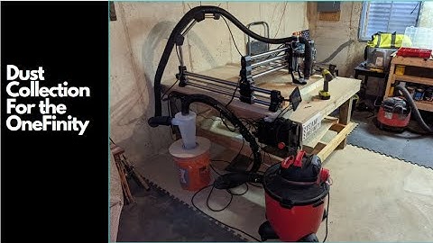Setting Up Dust Collection, The Vacuum Hose Boom, and the 7" Touch Screen for the OneFinity CNC