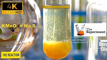 Potassium permanganate (KMnO4) + Sodium sulphide (Na2S) | KMnO4 + Na2S | REDOX REACTION