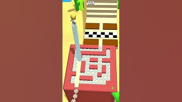 Stacky dash very smooth gameplay ASMR Sound like this game level 111 #shortsfeed #stackydashandroid