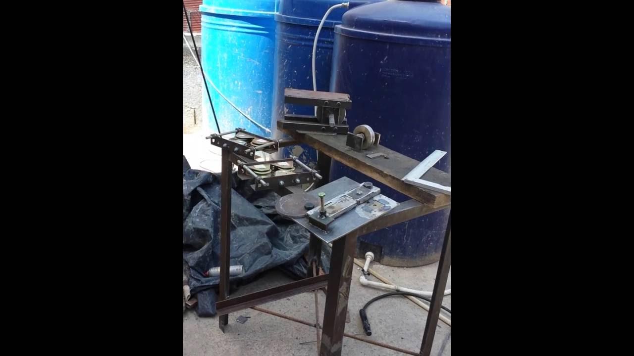 rebar straightener & cutter homemade 01 YouTube