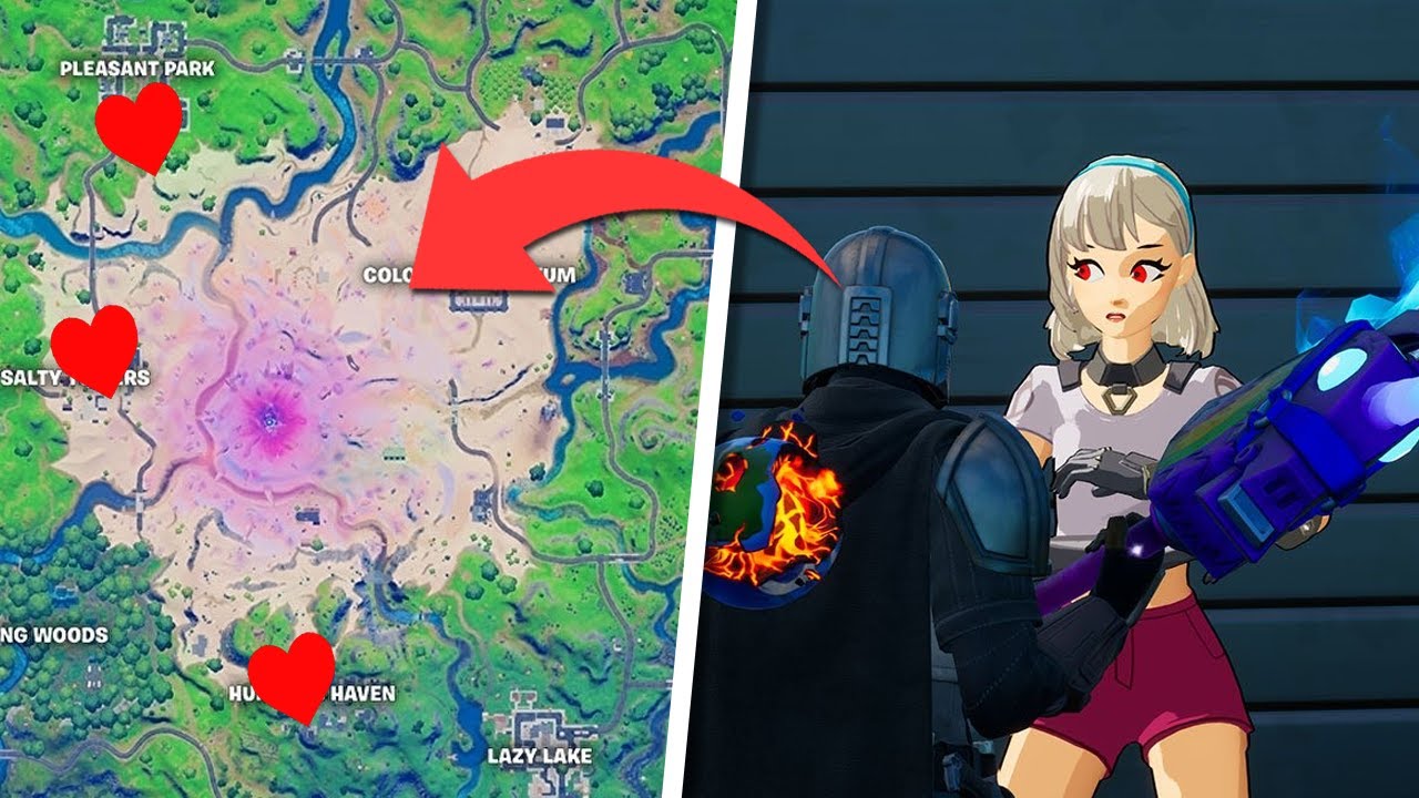 AYUDA A AMOROSA A CELEBRAR CORAZONES SALVAJES Fortnite