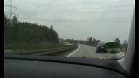 VW Passat CC V6 ride, rev., high speed 280 KM/H !!!!!!