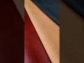 Premium Vegetable-Tanned Leather from Horween ✨ #VegetableTanned #LeatherMaterials #WaxedLeather