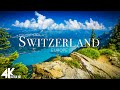 FLYING OVER SWITZERLAND 4K UHD Amazing Beautiful Nature Scenery & Relaxing Music for Stress Relief