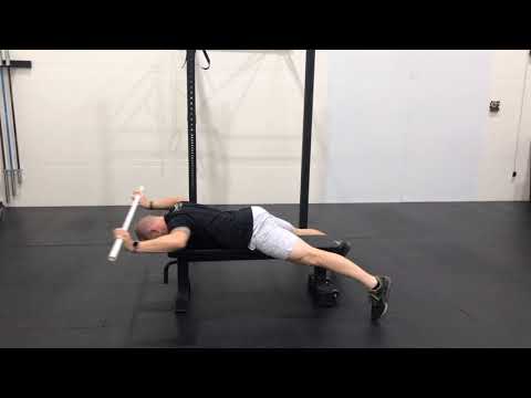 Prone PVC  Behind Neck Press