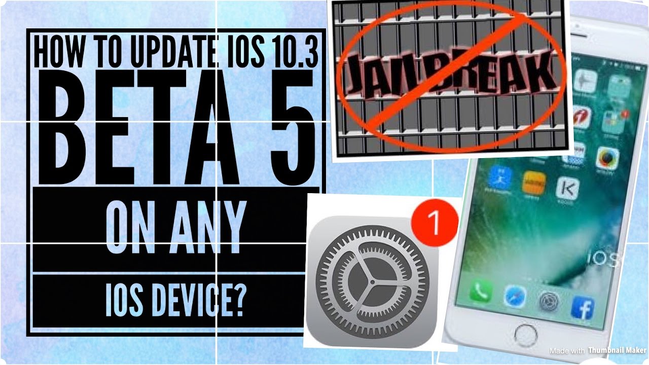 How To Update iOS 10.3 Beta 5 On Any iOS Device? NO COMPUTER (No Jailbreak) ?