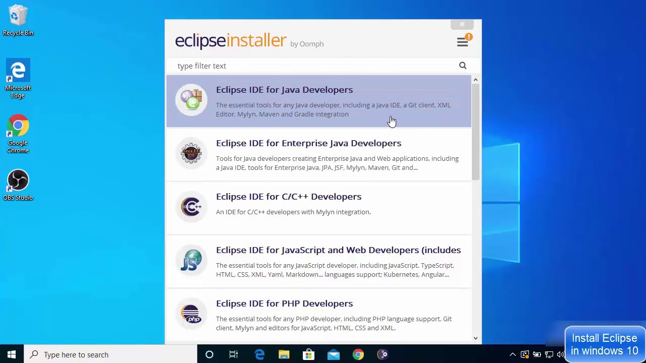 ติดตั้ง eclipse  2022 New  How to Setup Eclipse IDE on Windows For Java Development + install Java JDK