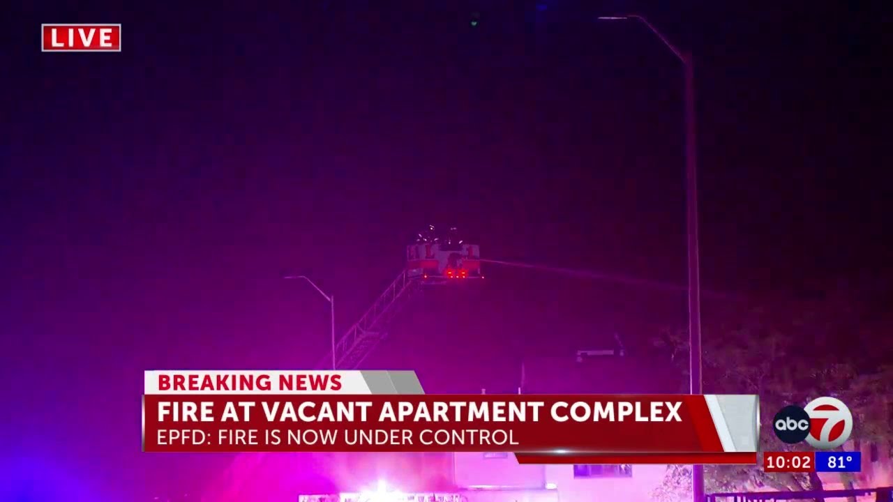 Large fire at abandoned apartment complex in South-Central now under ...
