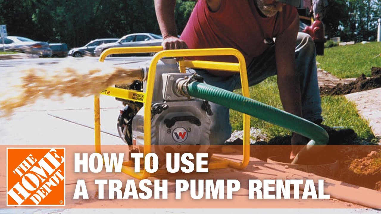 How to Use a Trash Pump | The Home Depot Rental