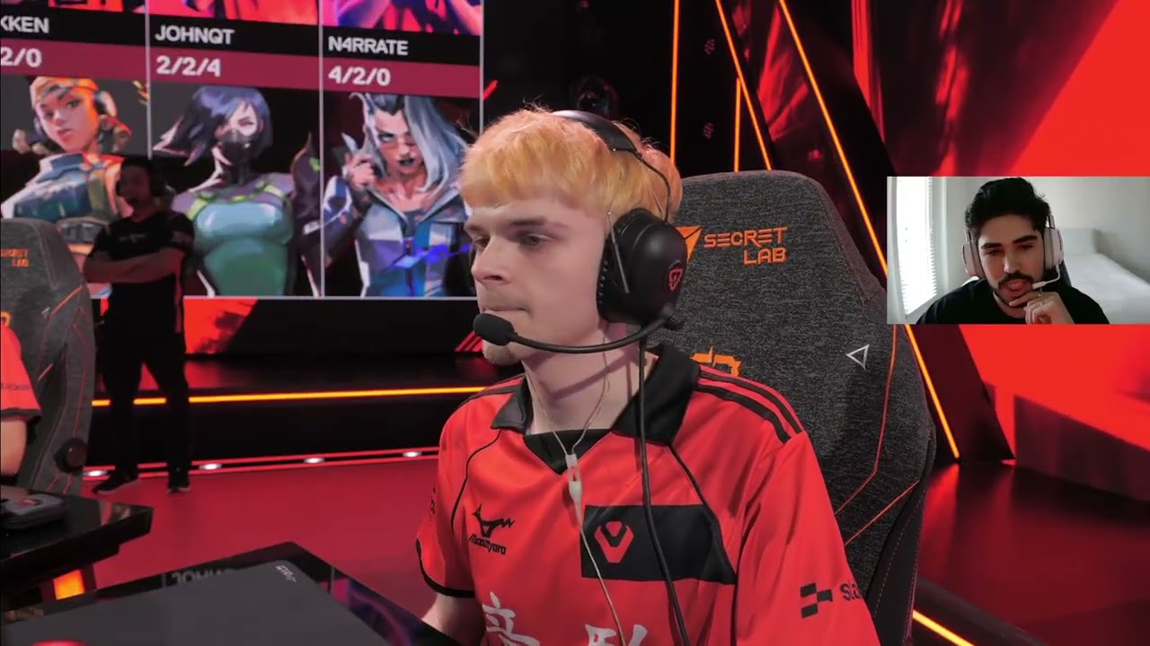 Mibr Aspas's reaction to Sen N4RRATE's W 4k vs C9 in VCT Playoff