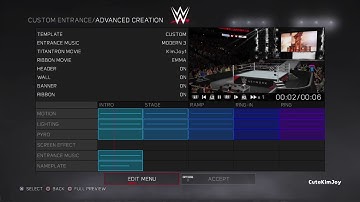 WWE 2K17 PS4 My Custom Transgender MTF Character Custom Entrance