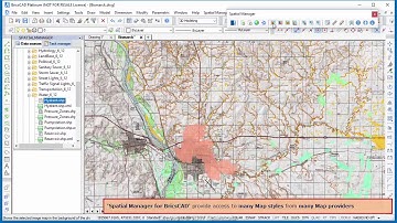 Google Maps in your BricsCAD drawings? Of course -  Spatial Manager Blog