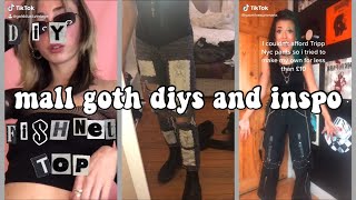 ⛓🥀mall goth tiktok compilation | diys, inspiration and where to shop *special request video*🥀⛓