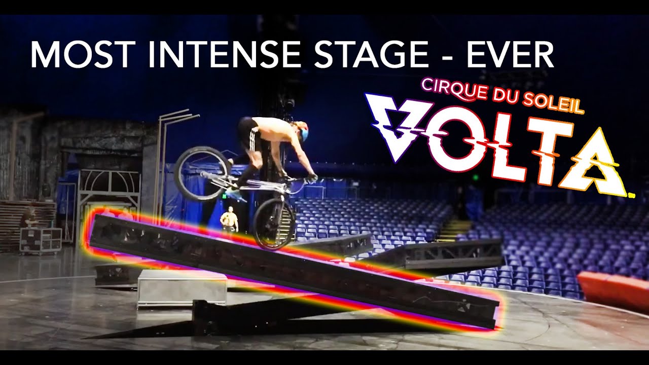 Training on Cirque du Soleil's CRAZIEST Stage VOLTA YouTube