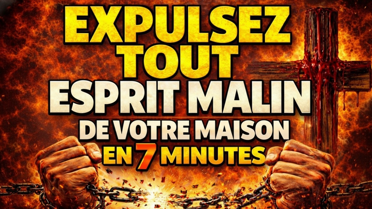 🔥 Le Sang de Jésus EXPULSE tout esprit de la maison si vous l’appliquez MAINTENANT même