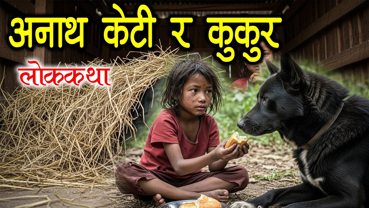 अनाथ केटी र बोल्ने कुकुर [ANATH KETI RA KUKUR] Lok Katha Nepali / Folk Tales Nepali / Nepali Katha