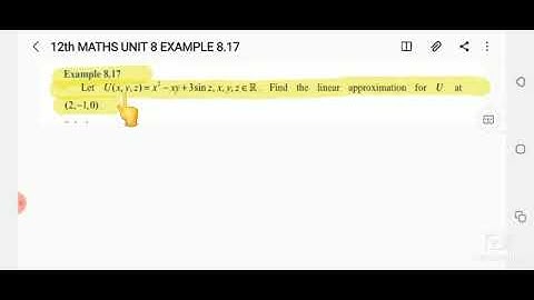 12th maths unit 8 EXAMPLE 8.17