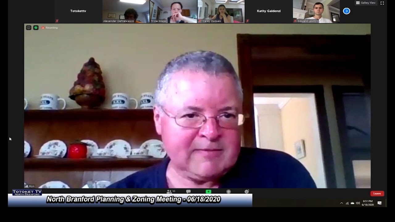 North Branford Planning & Zoning Meting 06/18/2020 YouTube