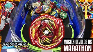 MASTER of Rise! MASTER DEVOLOS D5 vs BEYBLADE BURST RISE MARATHON