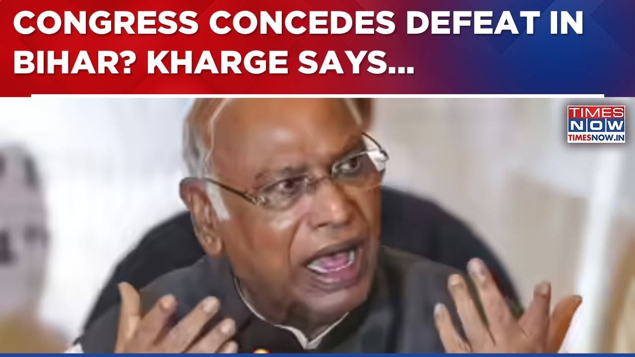 Congress Concedes Defeat In Bihar Polls? Kharge Says 'Was Told Not Many Would Attend Rally, Yet I..'