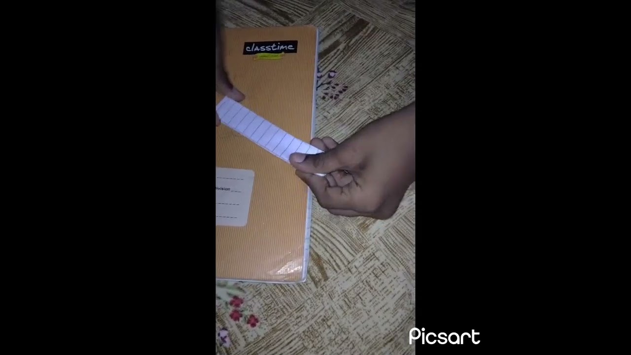 Paper knife without glue and tape 