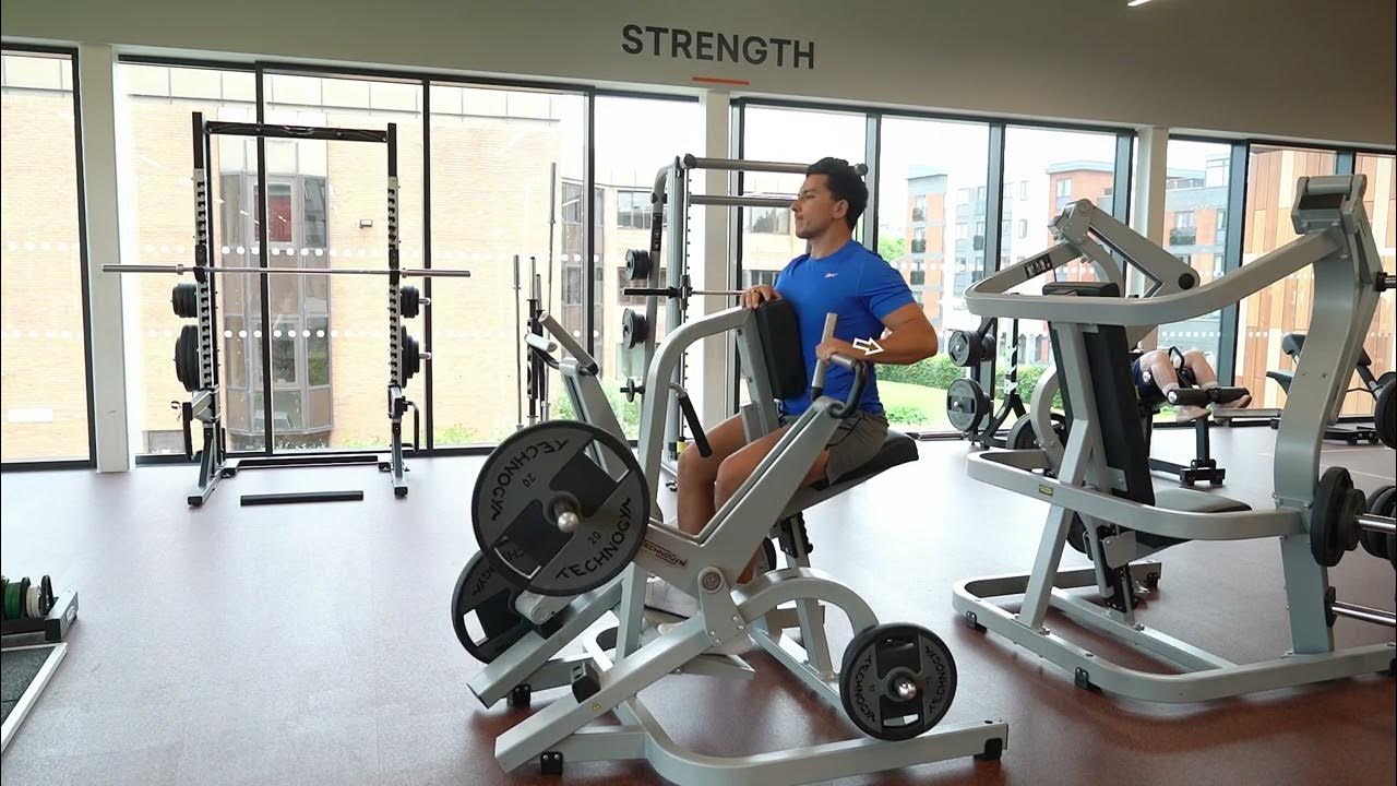 Seated Row Alternative Grip Single Arm Machine Strength and