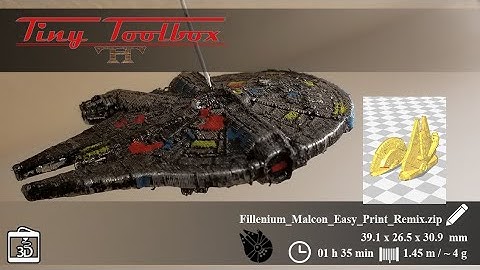 3D Printed Fillenium Malcon