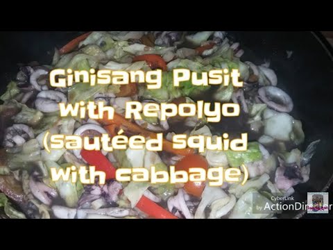 Video: Ang Pusit Na Pinalamanan Ng Repolyo