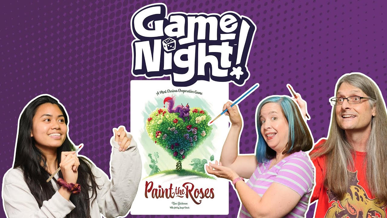 North Star Games Paint The Roses Board Game Cardboard