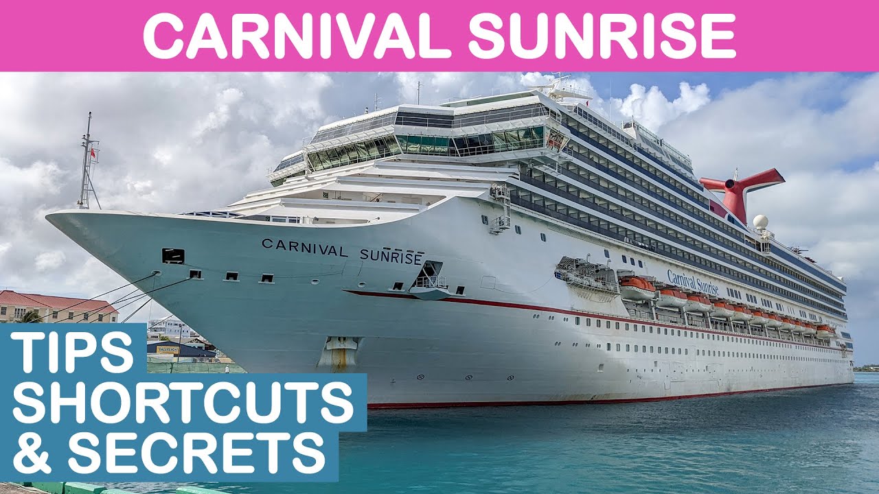 Carnival Sunrise Top 11 Tips, Shortcuts, and Secrets YouTube