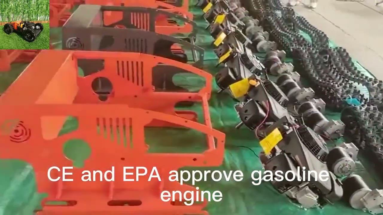 600mm cutting width 200 meters long distance control wireless radio control brush mower