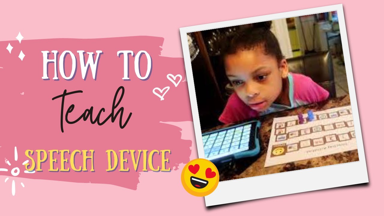 How To Teach A Nonverbal Child To Use AAC DEVICE Speech Device YouTube How To Teach A Nonverbal Child To Use AAC DEVICE Speech Device YouTube