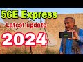 56e express satellite latest update 2024 full dish setting on 7 feet dish