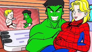 Paper Dolls Dress Up - Spiderman & Hulk Baby And Family Costumes - Barbie Story & Crafts