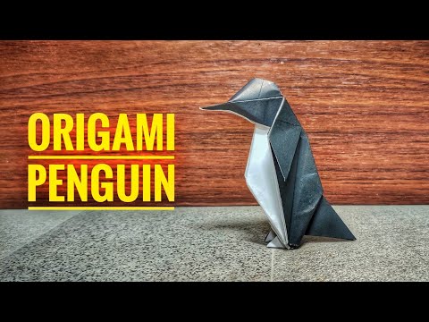 Origami Penguin Origami Birds Origami Tutorial Paper Craft