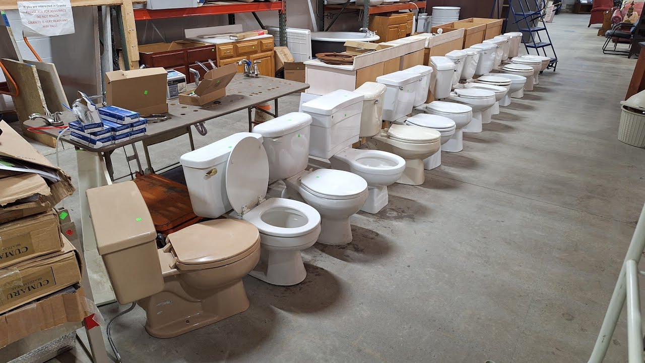 Habitat for Humanity ReStore Toilets (10/22/24) - YouTube