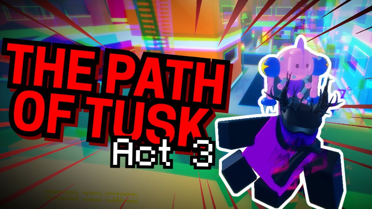 The Path Of Tusk Act 3 Roblox A Bizarre Day Let S Play Youtube - jojolion quest roblox