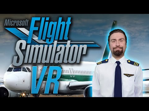 Вот для этого и нужен VR! Microsoft Flight Simulator 2020 VR. Из Милана в Женеву на a320 neo.