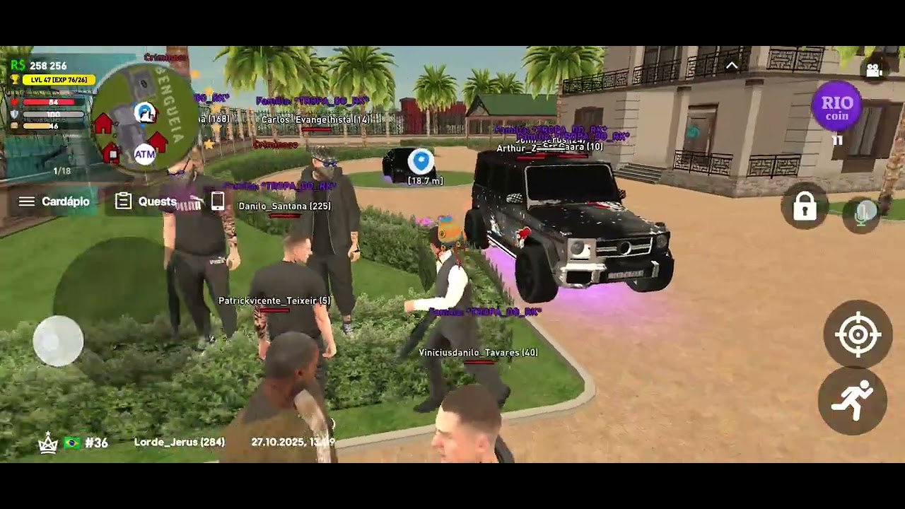 Vida de lider de família no jogo rio rise!parte 1 