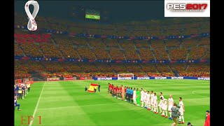 SPAIN VS ALBANIA(FIFA World Cup 2022 Group Stage) EP1/pes2017/VisalGaming