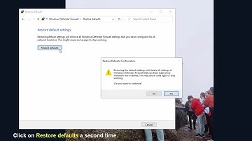 How to Restore or Reset Default Windows Defender Firewall Settings