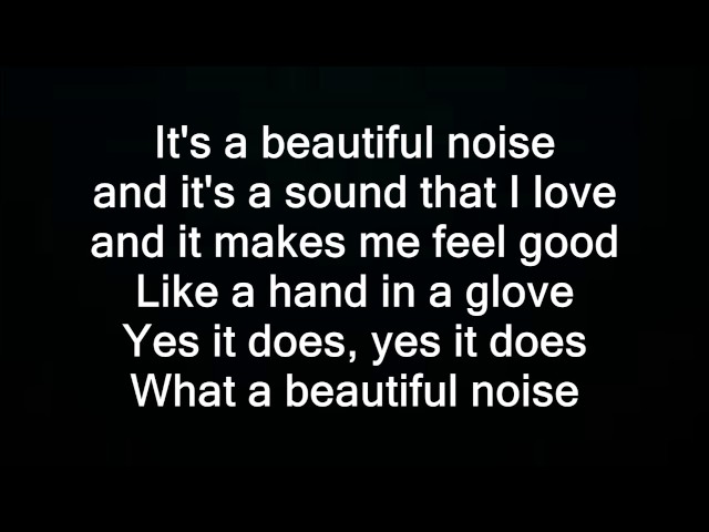 Beautiful Noise   Neil Diamond   Lyrics Video class=