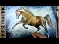 Cara Membuat Lukisan Kuda | Horse Painting