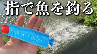 『指に集いし魚々の群れ』を滝壺に投げたら…【話題のルアー】