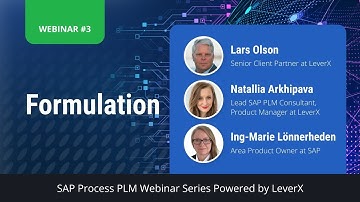 SAP Process PLM | Cloud: Formulation